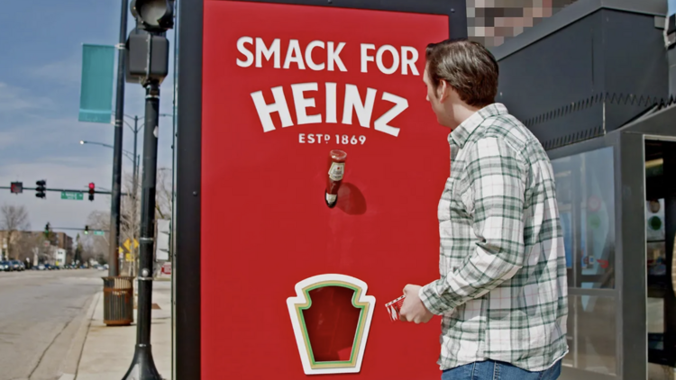Heinz ketchup dispensers in Chicago