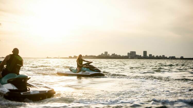 Jetskiing in Darwin Harbour