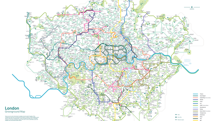London Greenground Map