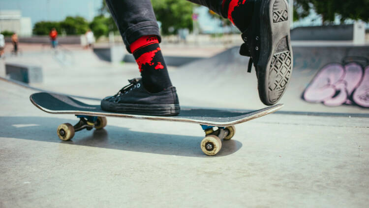 Skateboard. 