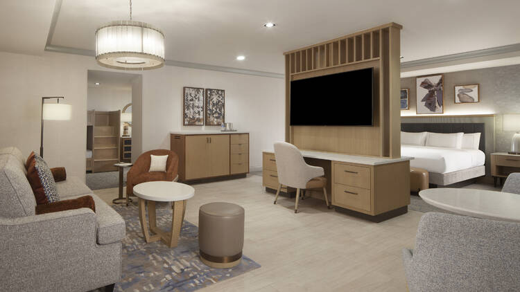 The rooms offer premium quality upgrades