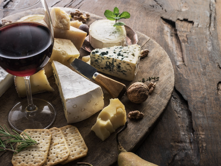 Wine and cheese tasting