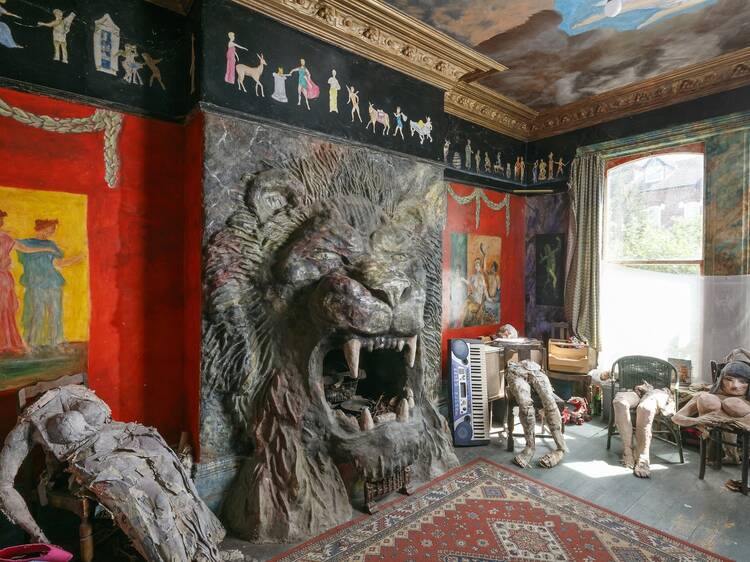 This strange art-filled flat in northern England has just been protected for future generations