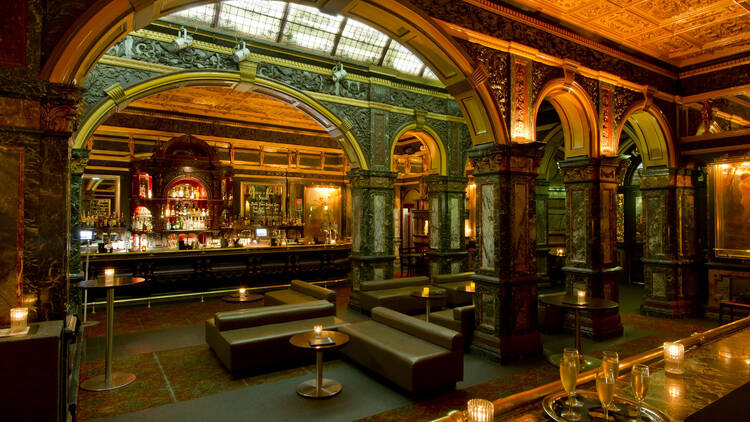 A grand-looking bar