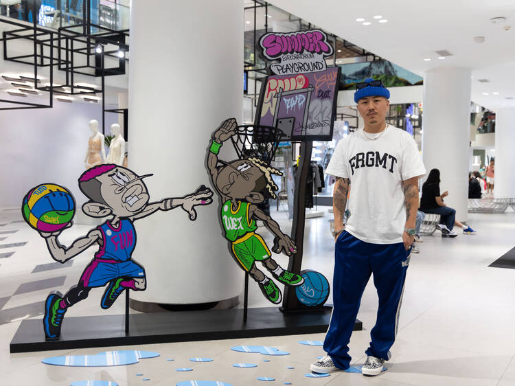 Renowned graffiti artist JAY FLOW invites everyone to have some fun at Siam Discovery’s Songkran celebration