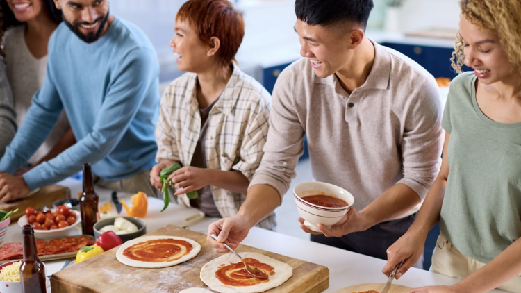 Handmade Pizza Party