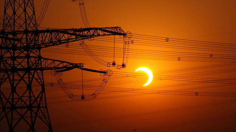 Partial solar eclipse