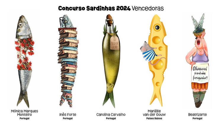Vencedoras do Concurso Sardinhas 2024