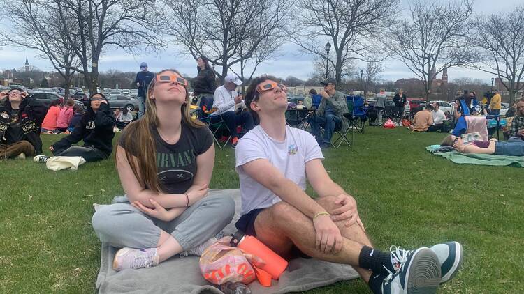 Solar eclipse party in Syracuse, NY