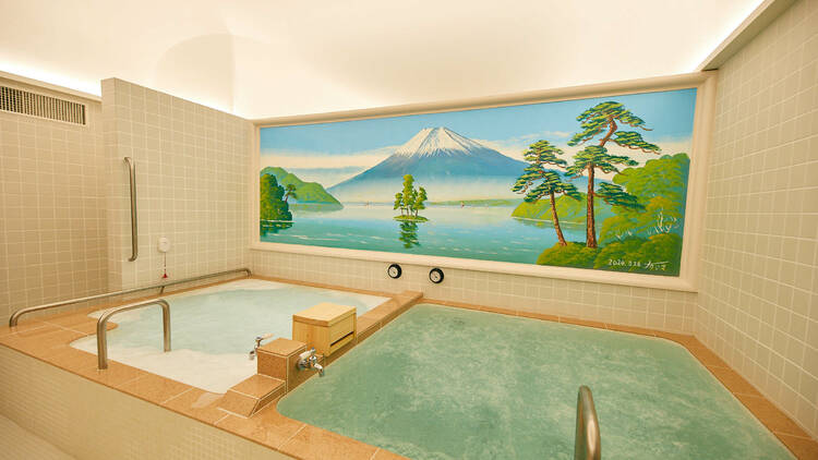 Take a rejuvenating bath at Kosugiyu Harajuku