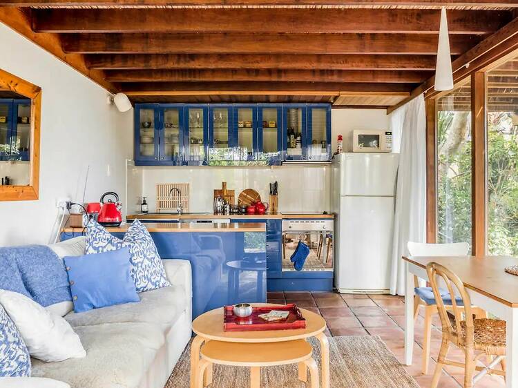 The tranquil cabin at Whale Beach