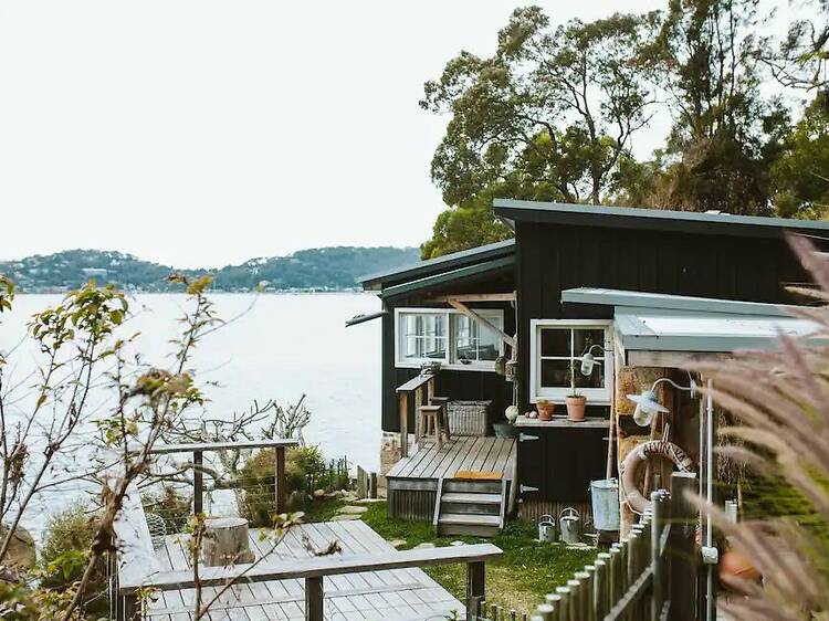 The eco-friendly cottage at Great Mackerel Beach