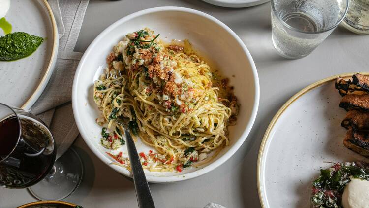 A pasta dish at Grana