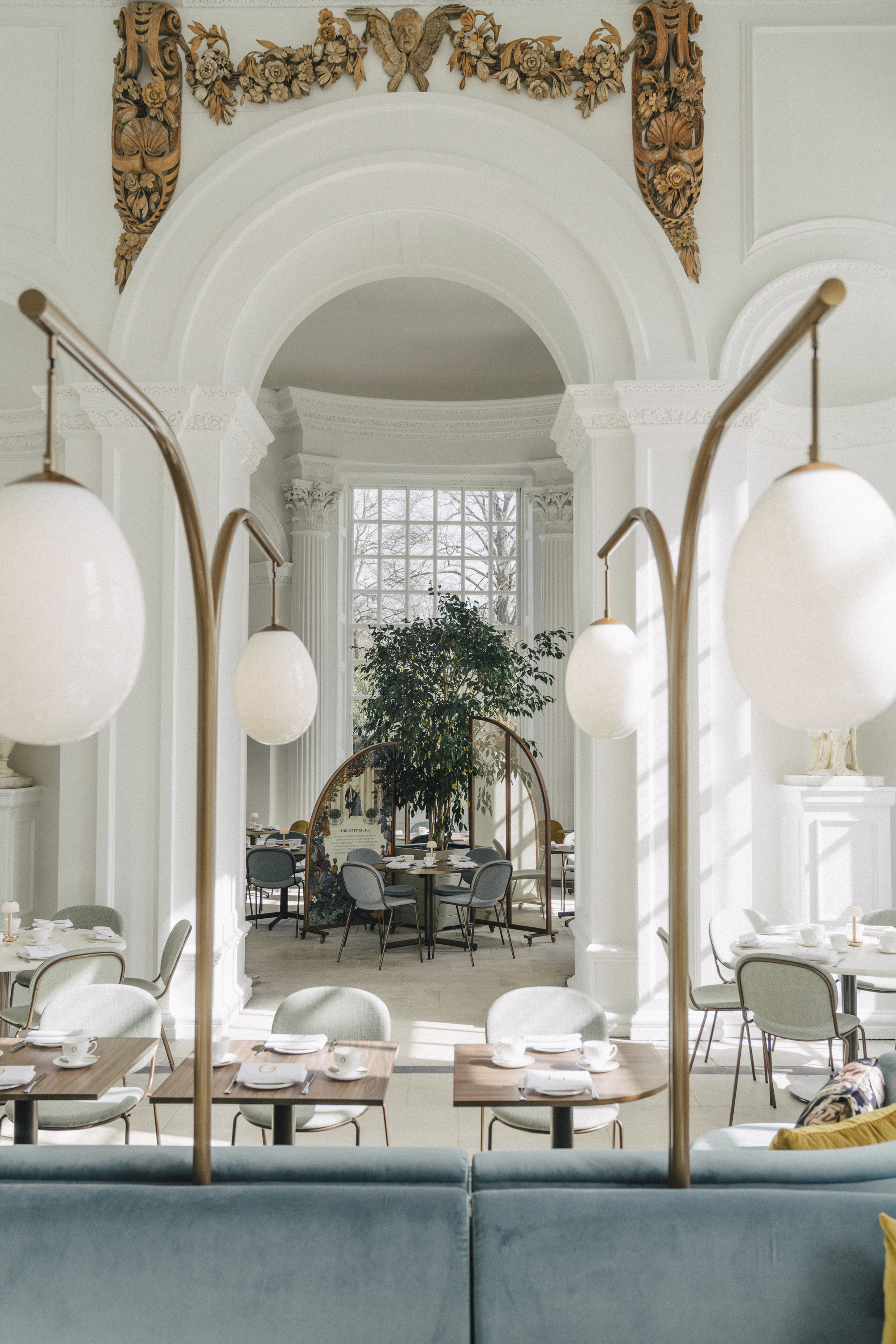 interior space of renovated orangery