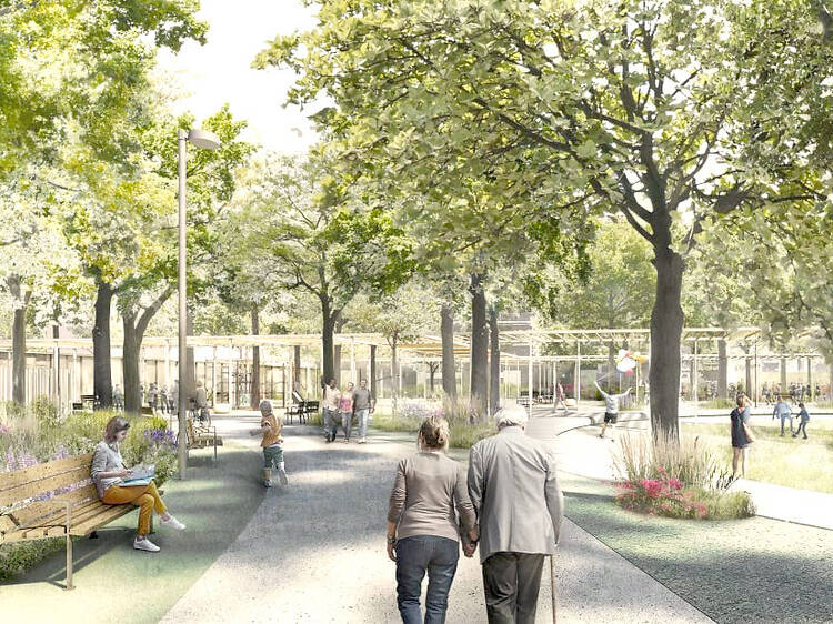 Barcelona inaugura un nuevo parque de 10.000m² con zonas verdes y de juego