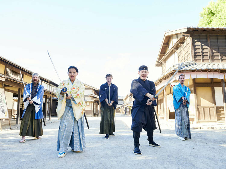 Film your own samurai action scene at this movie studio park in Kyoto