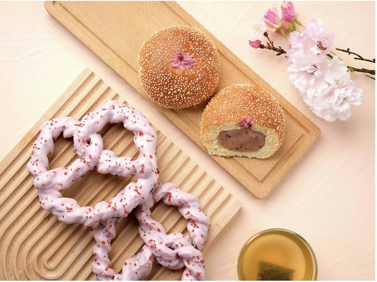Try seasonal sakura items from Japanese bakeries in Singapore