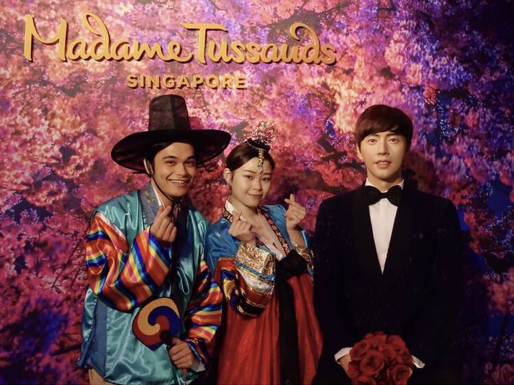 Frolic under cherry trees with ‘oppa’ at Madame Tussaud’s K-Wave Zone
