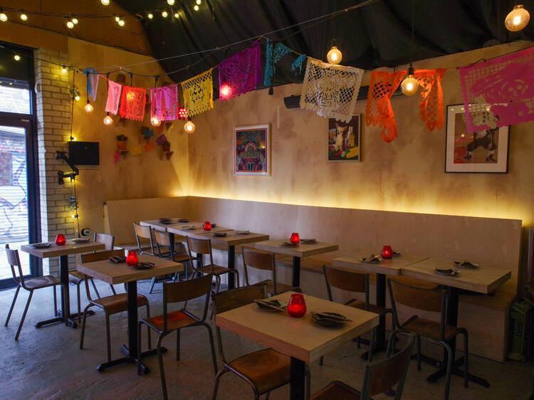 Tuck into good Mexican grib at laidback taco spot Taquiza that doubles up as a nightclub