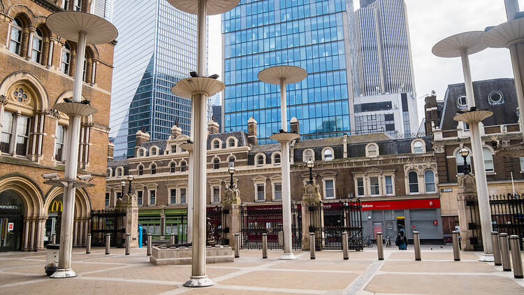 Square outside Liverpool Street station