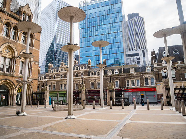 This square outside Liverpool Street station might be getting a new name