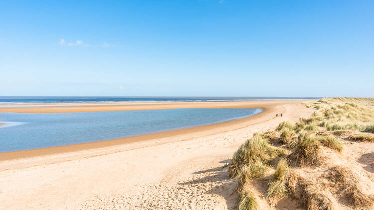  Holkham beach in Norfolk