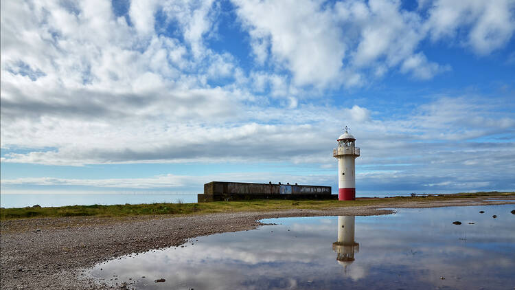 Lighthouse at Millom, Cumbria