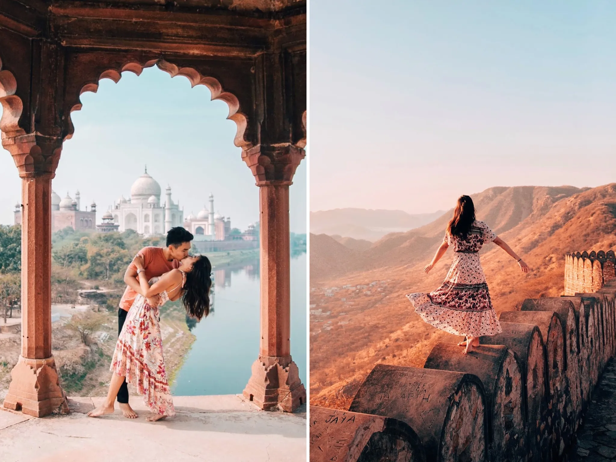 Ame and Dan in India