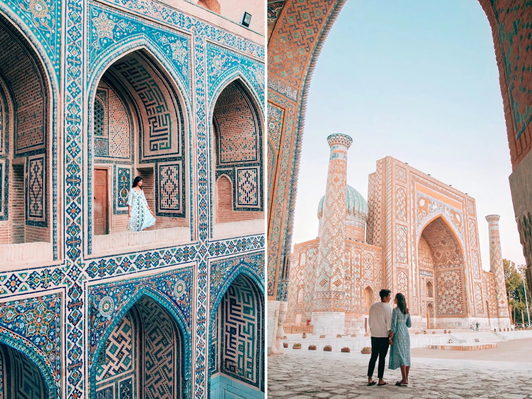 Ame and Dan in Uzbekistan