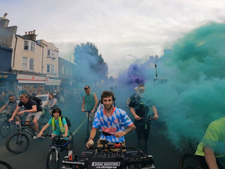 This world-famous DJ is bringing his Drum and Bass bike rave to Australia for the first time