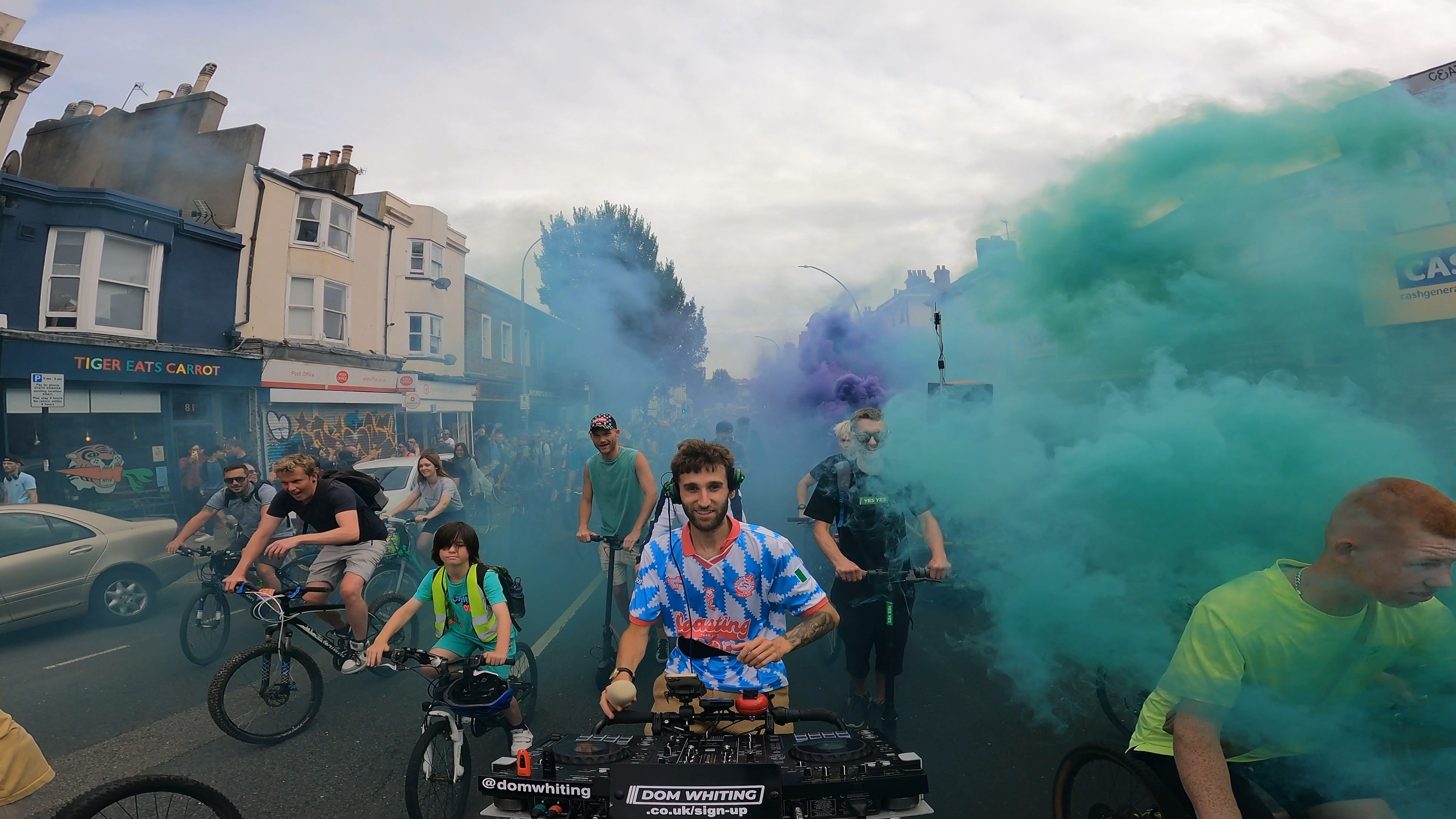 DJ on a Bike is bringing his Drum and Bass bike rave to Australia