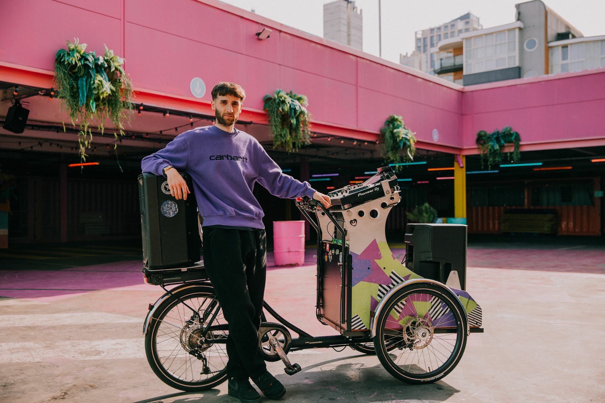 DJ on a Bike is bringing his Drum and Bass bike rave to Australia