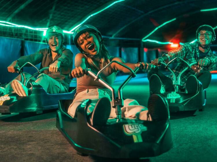 Go for a night ride with Skyline Luge Sentosa