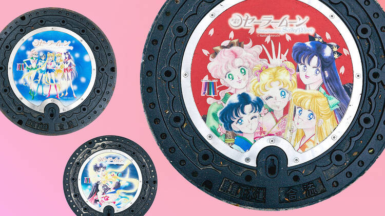 Sailor Moon manholes