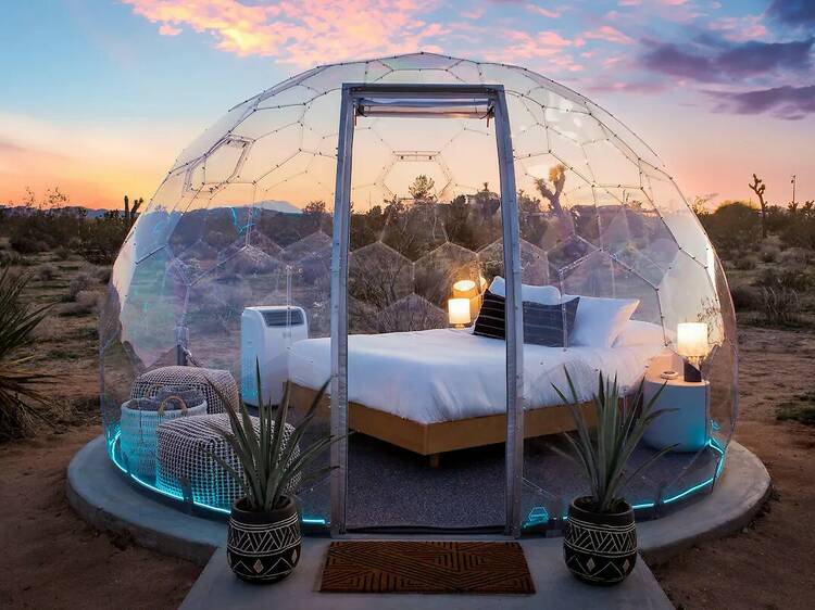 The desert dome in Joshua Tree