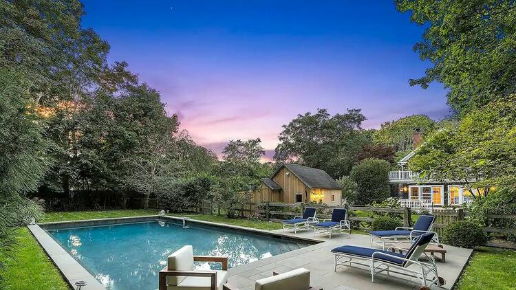 A renovated mansion in Southampton