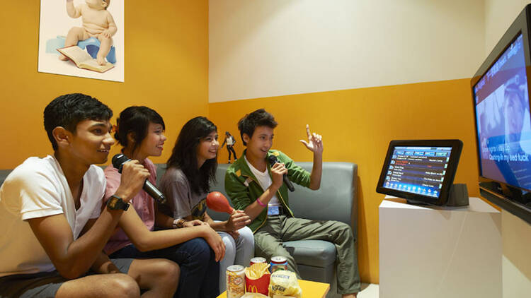 Belt your heart out at Teo Heng KTV Studio