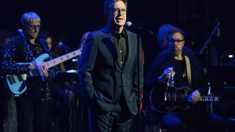 Stephen Colbert on stage
