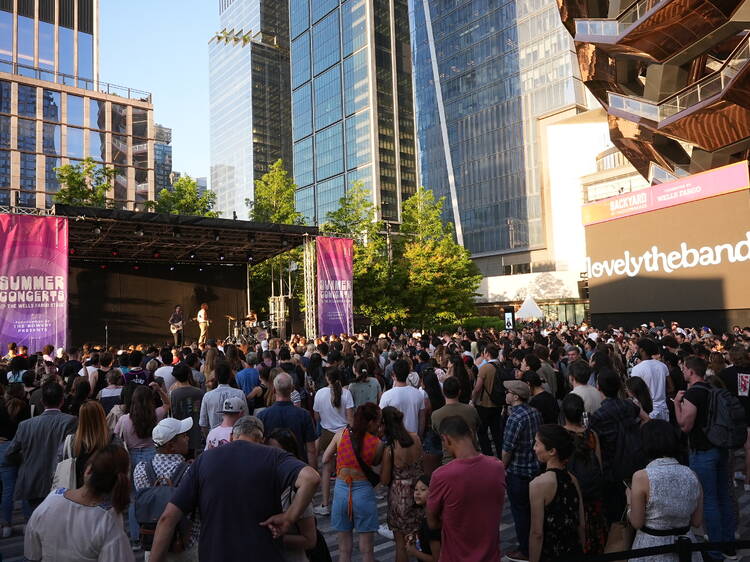 Watch a free concert at Hudson Yards