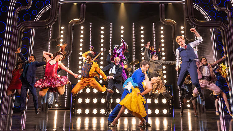 Corey Cott, McKenzie Kurtz and the Company of The Heart of Rock and Roll