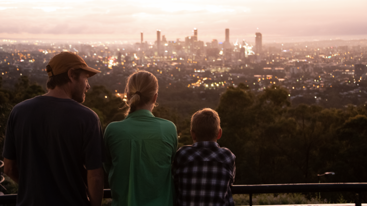 Take in the view from Mount Coot-tha Summit Lookout