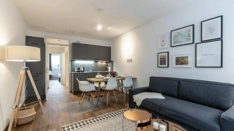 The slick apartment near Marienplatz