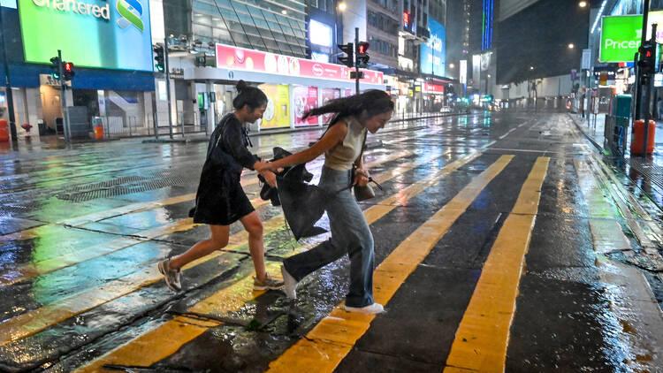 Hong Kong rainy weather