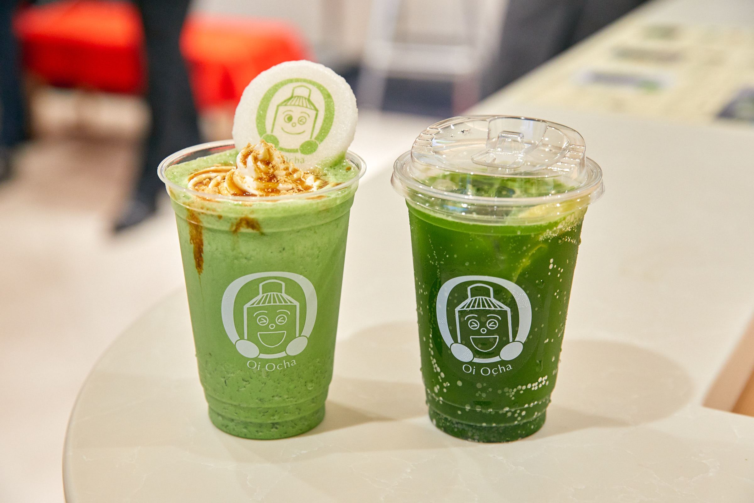 飲む抹茶わらびもちと茶ポンス