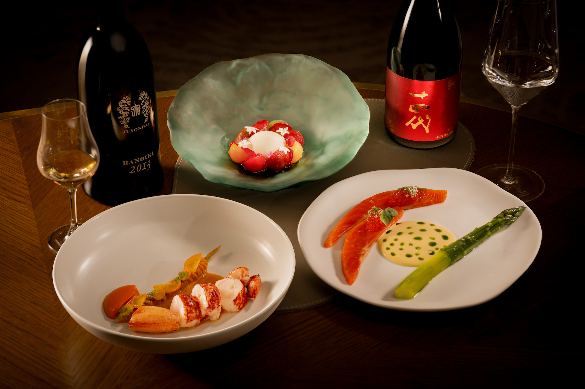 Sample prestigious Japanese sake and shochu at Amber