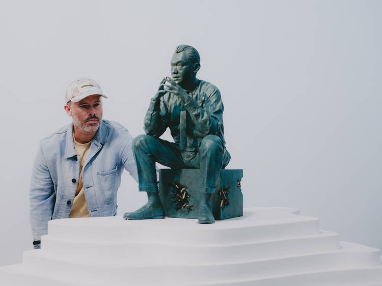 Mandala Club now has two bronze sculptures of Mr. Lee Kuan Yew by New York-based artist Daniel Arsham