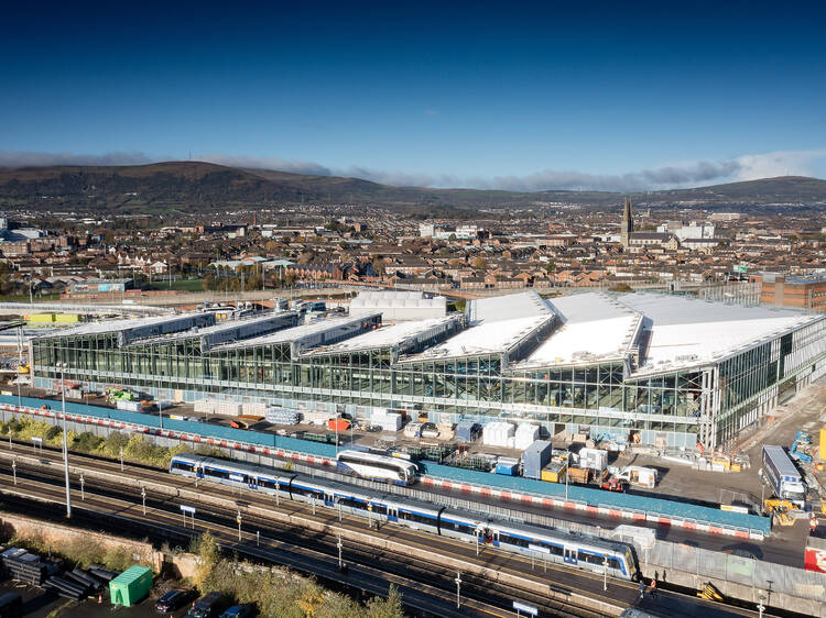 This massive £340 million train station is coming to Belfast later this year