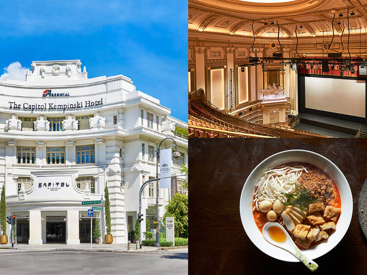 Learn about the heritage of Capitol Singapore and Chijmes with special afternoon tea deals, guided tours, film screenings, and more