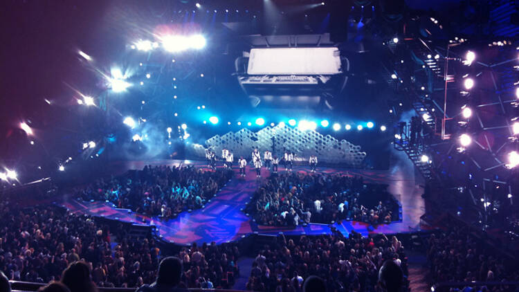 VMAs stage in 2009