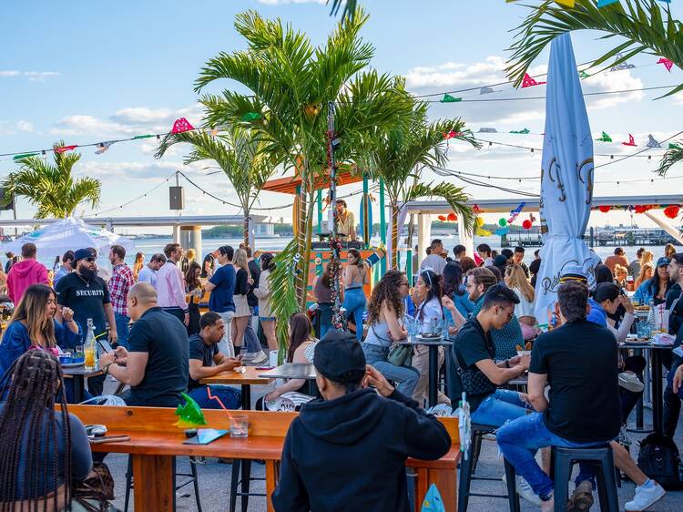 Watermark Beach is back for summer at the Seaport